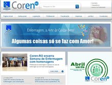 Tablet Screenshot of coren-ro.org.br